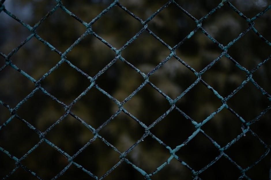chain link fence details pdf